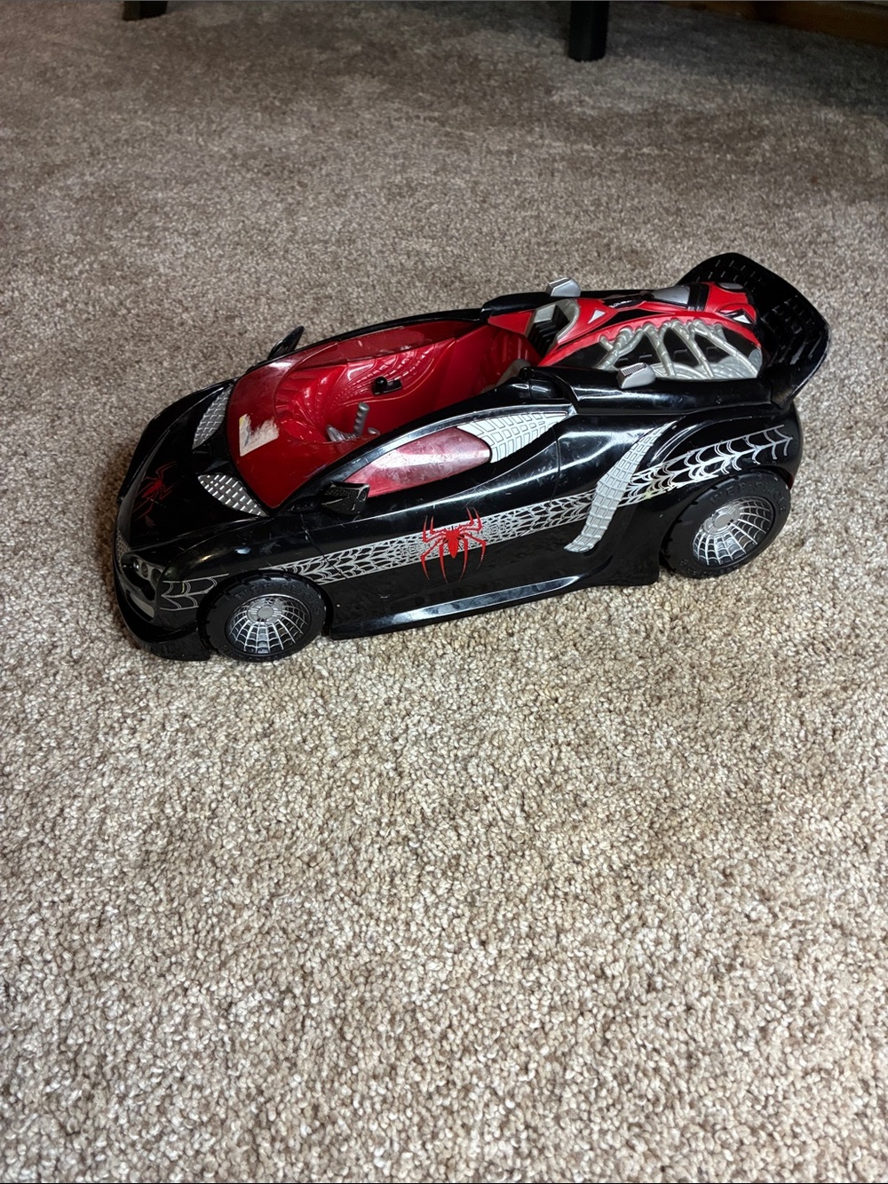 Hasbro Spider Man 2006 Spider XR-1 Racer Battle Car Toy Car